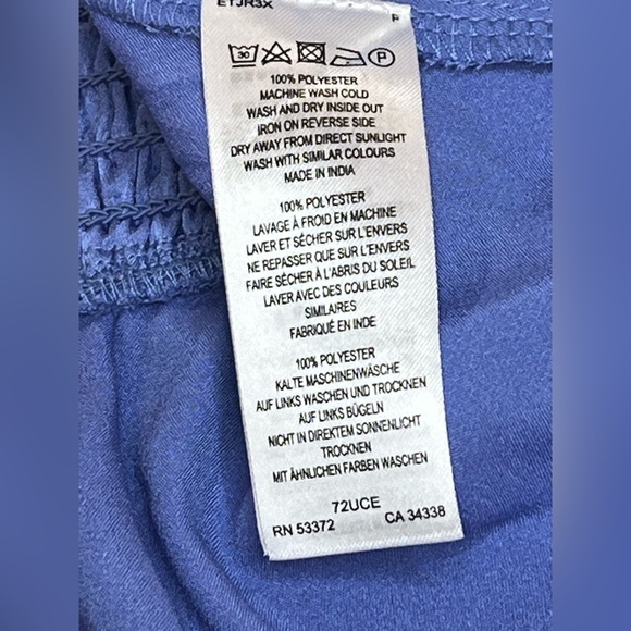 French Connection Hook & Eye Halter Top, Color Baja Blue, Size Medium, NWT - Picture 9 of 9